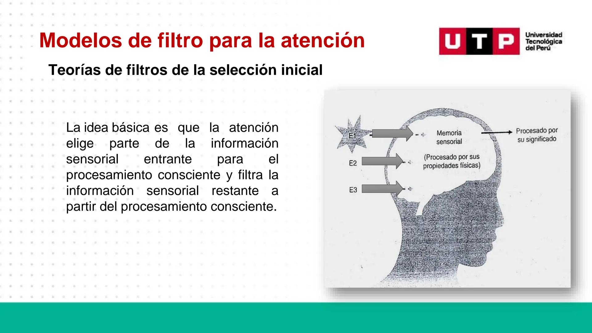 # Bases biológicas del
comportamiento
Sesión 13: Atención y conciencia
Universidad
UTP Tecnológica
del Perú Recordemos
Universidad
UTP Te