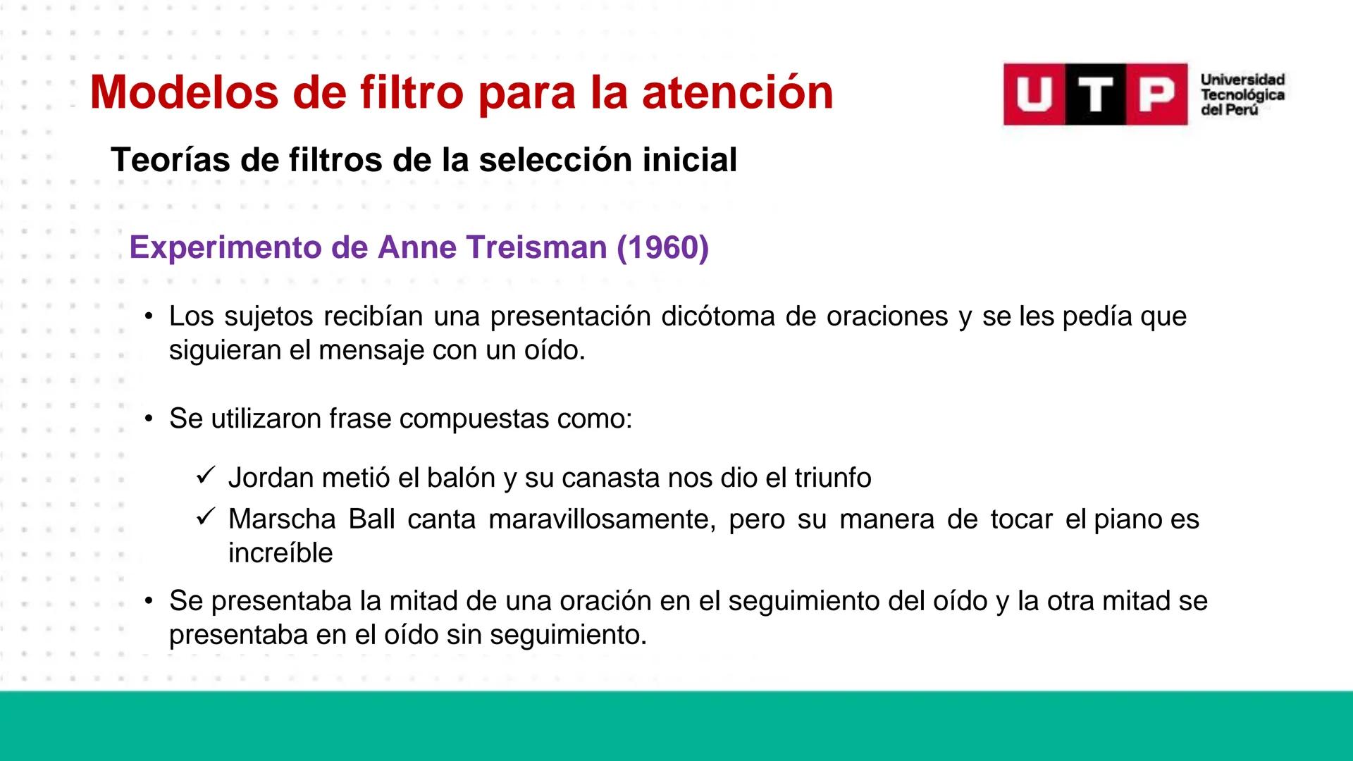 # Bases biológicas del
comportamiento
Sesión 13: Atención y conciencia
Universidad
UTP Tecnológica
del Perú Recordemos
Universidad
UTP Te