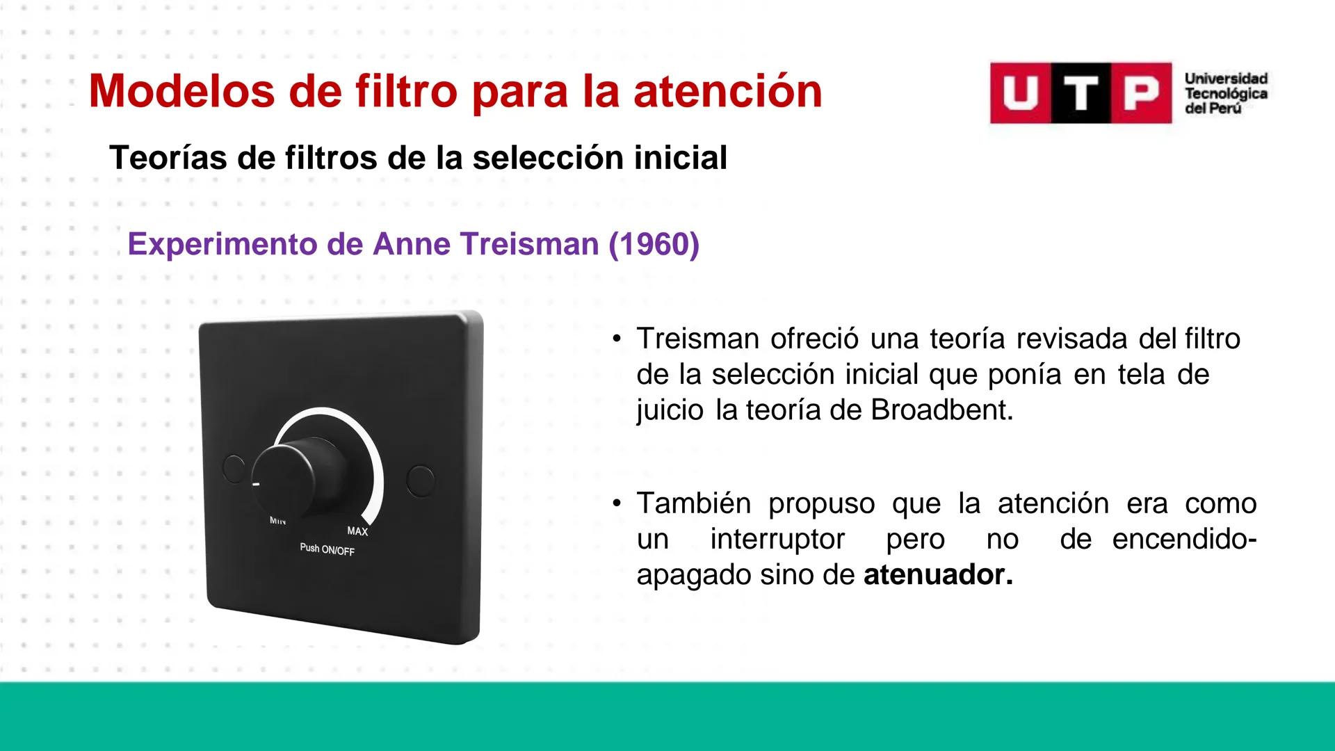 # Bases biológicas del
comportamiento
Sesión 13: Atención y conciencia
Universidad
UTP Tecnológica
del Perú Recordemos
Universidad
UTP Te