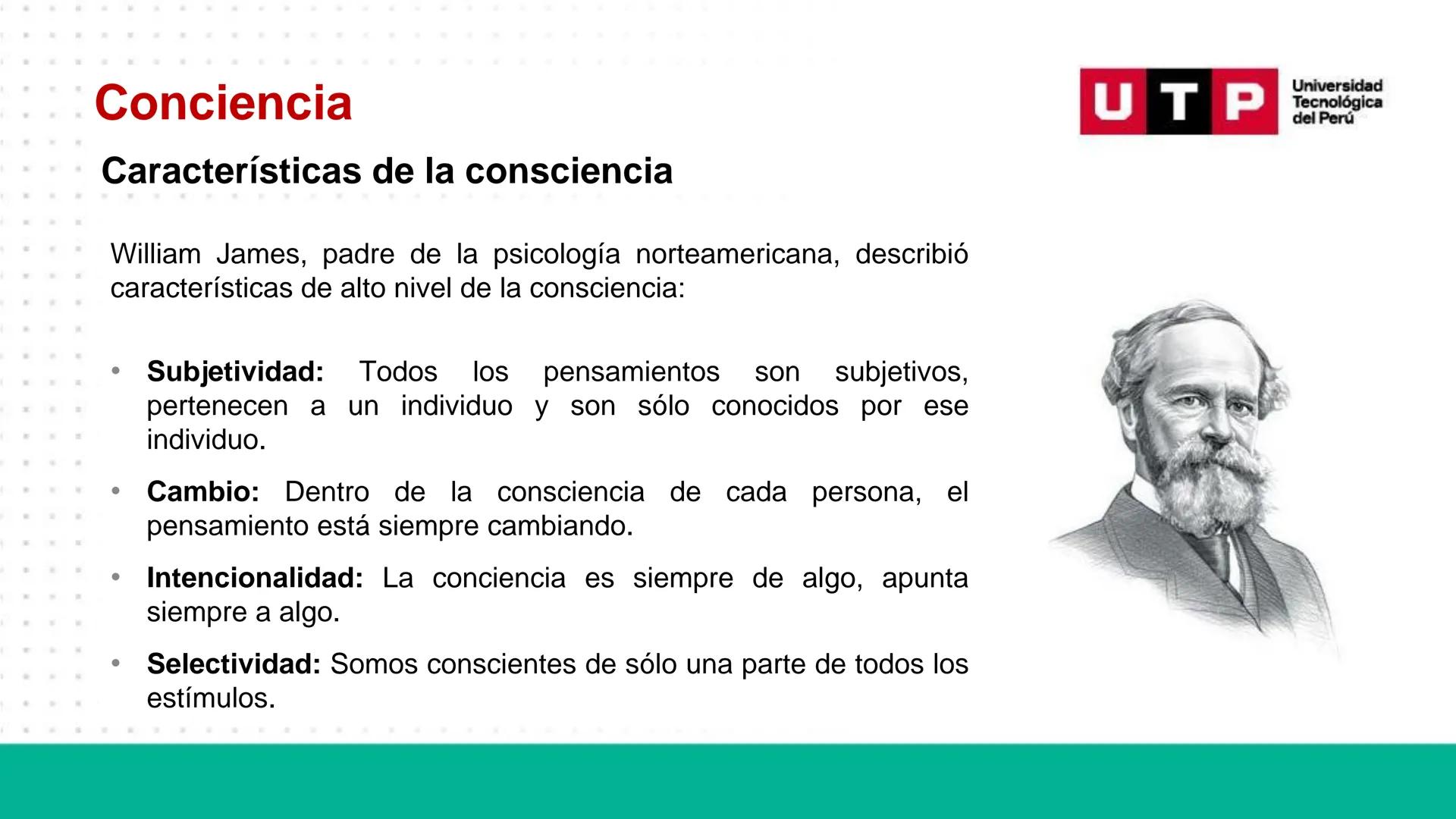 # Bases biológicas del
comportamiento
Sesión 13: Atención y conciencia
Universidad
UTP Tecnológica
del Perú Recordemos
Universidad
UTP Te