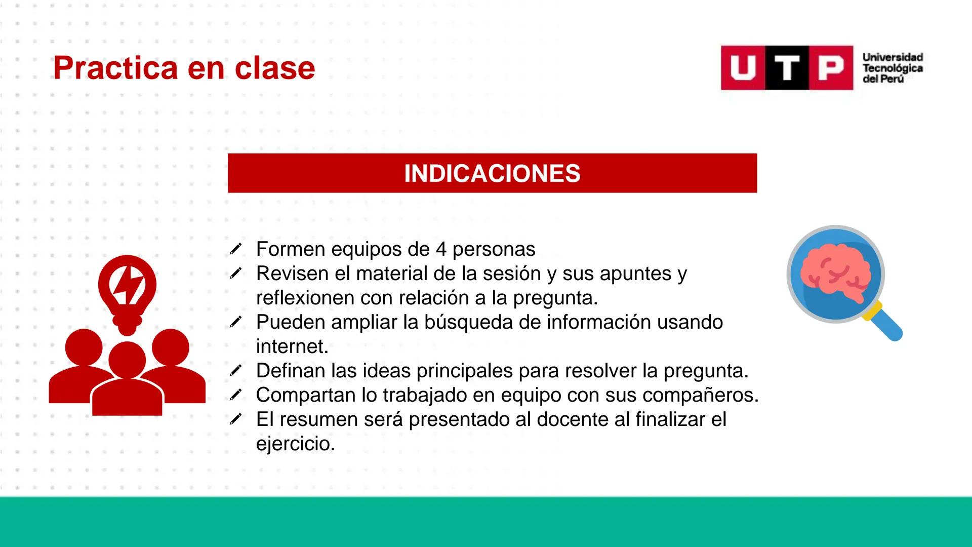 # Bases biológicas del
comportamiento
Sesión 13: Atención y conciencia
Universidad
UTP Tecnológica
del Perú Recordemos
Universidad
UTP Te