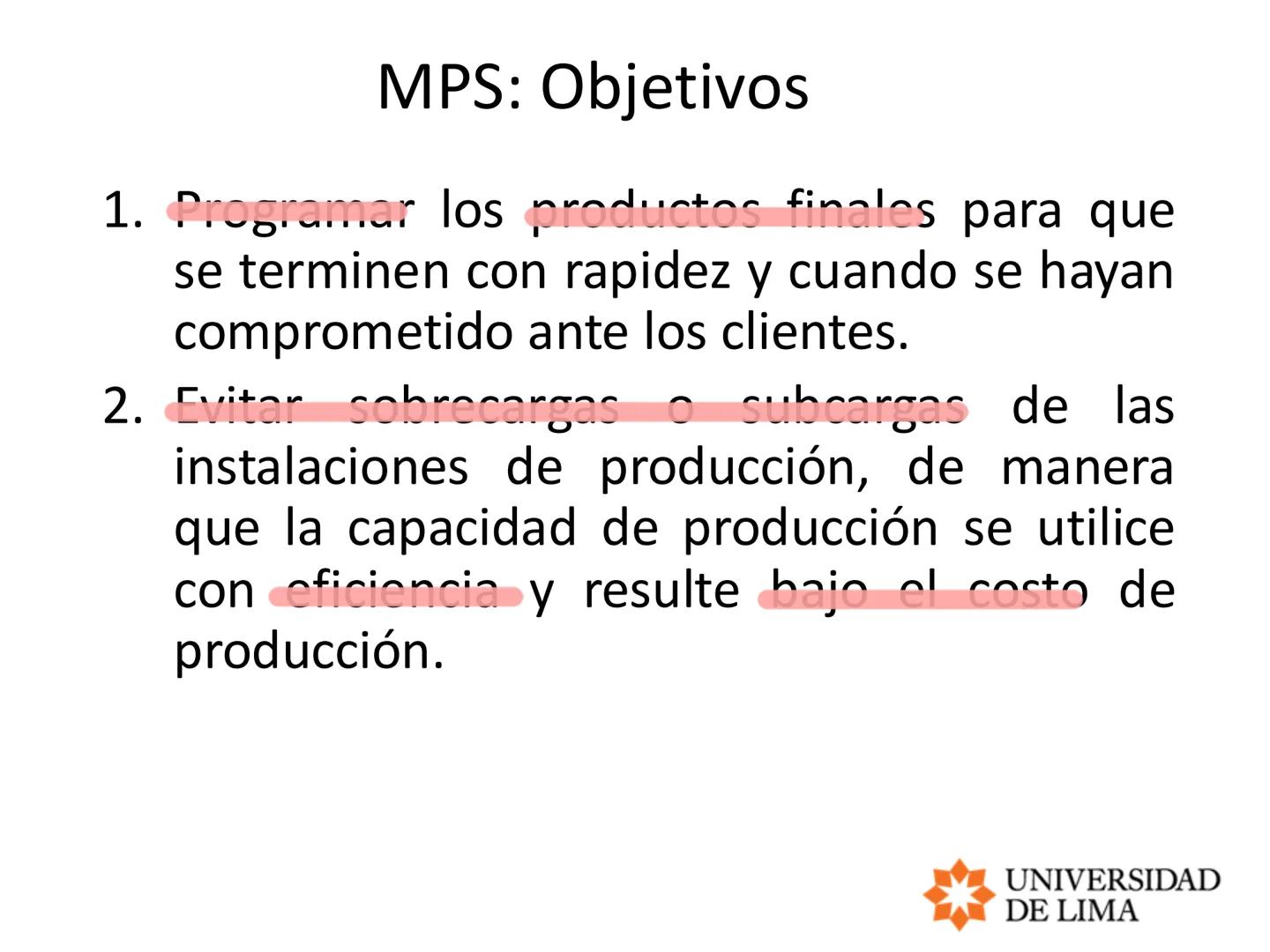 PLANEAMIENTO Y CONTROL
DE OPERACIONES / OPERATIONS
PLANNING AND CONTROL
PLANEACION MAESTRA
Planeació micro $\rightarrow$ máquinas, equipo