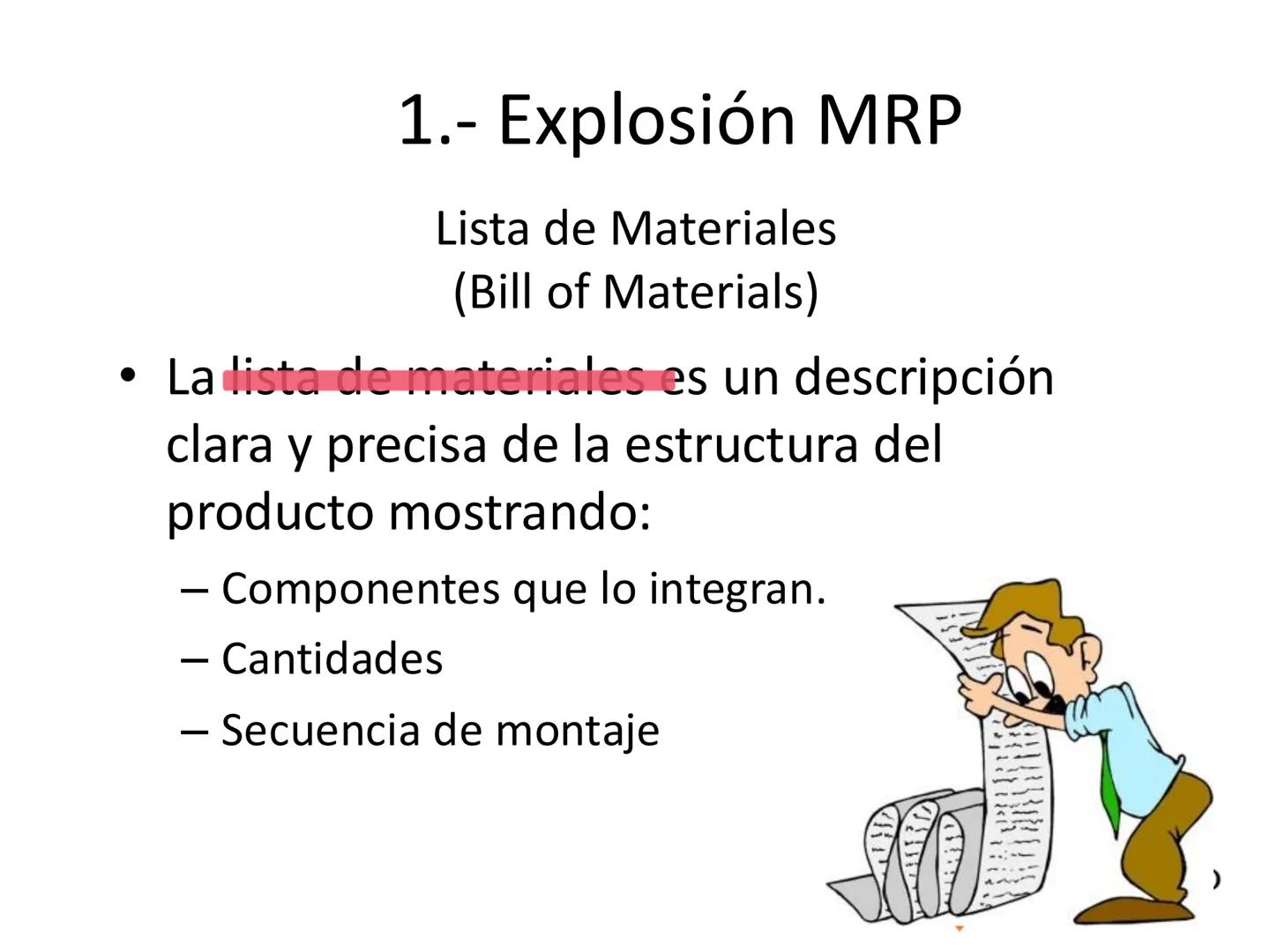 PLANEAMIENTO Y CONTROL DE OPERACIONES
OPERATIONS PLANNING AND CONTROL
MRP, ERP y LEAD TIME # Planeación de requerimientos de materiales
##