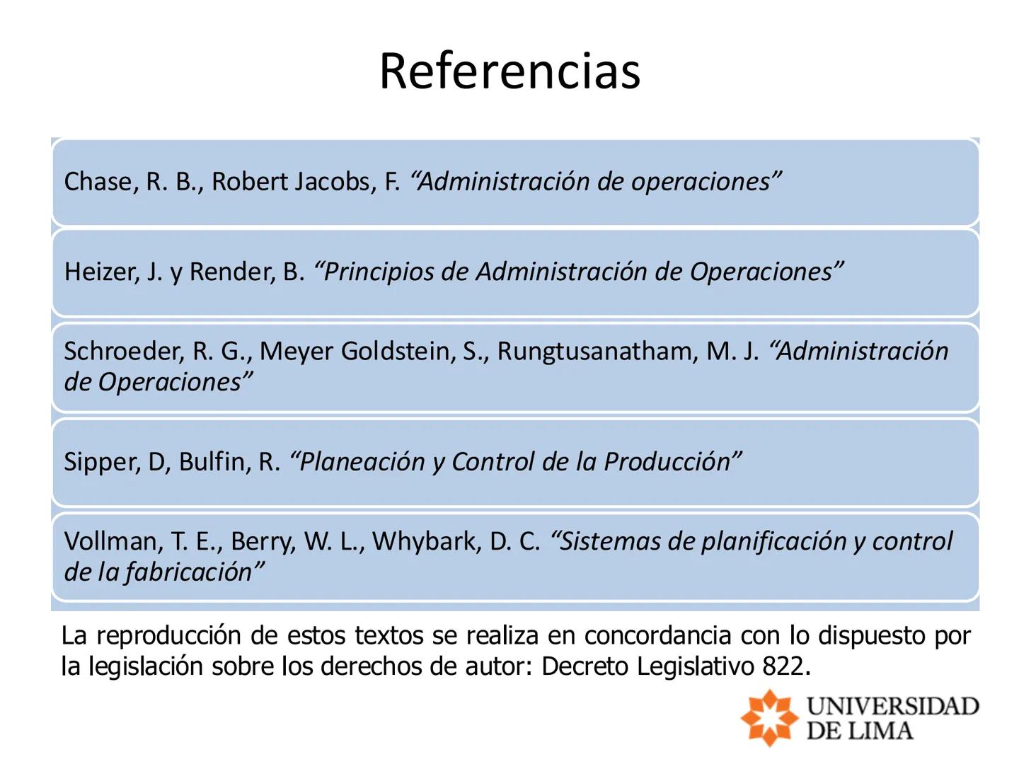 PLANEAMIENTO Y CONTROL DE OPERACIONES
OPERATIONS PLANNING AND CONTROL
MRP, ERP y LEAD TIME # Planeación de requerimientos de materiales
##