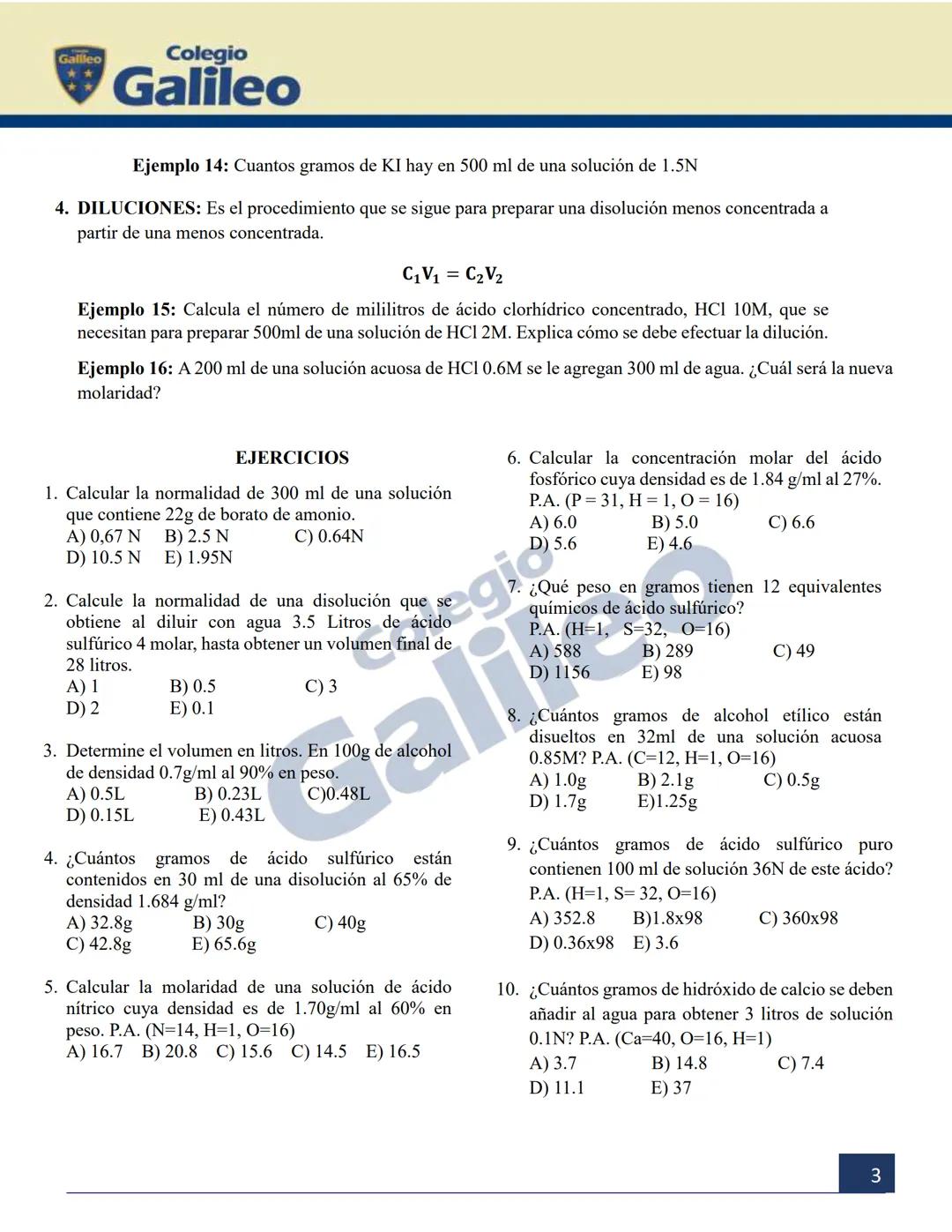 # Colegio
## Galileo
### Educación sin Limites!!
## QUÍMICA
# SOLUCIONES
PROF: Jeffry Turpo C.
GRADO: 4°B /HELICOIDE
BIMESTRE
GUIA N