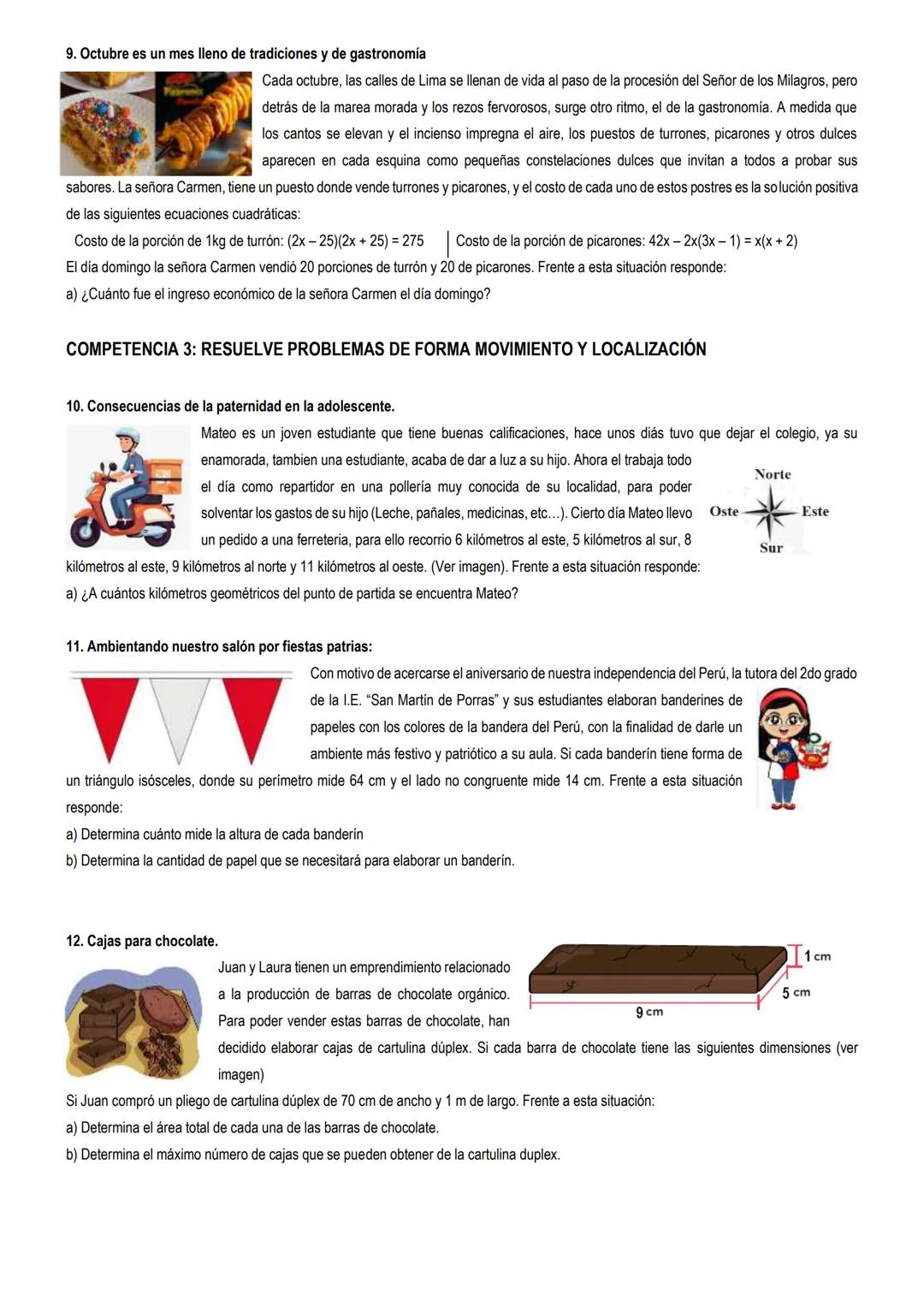 # TEMARIO 2025 - ÁREA DE MATEMÁTICA (2° SECUNDARIA)
COMPETENCIA 1: RESUELVE PROBLEMAS DE CANTIDAD
1. Jugamos armoniosamente con los Número