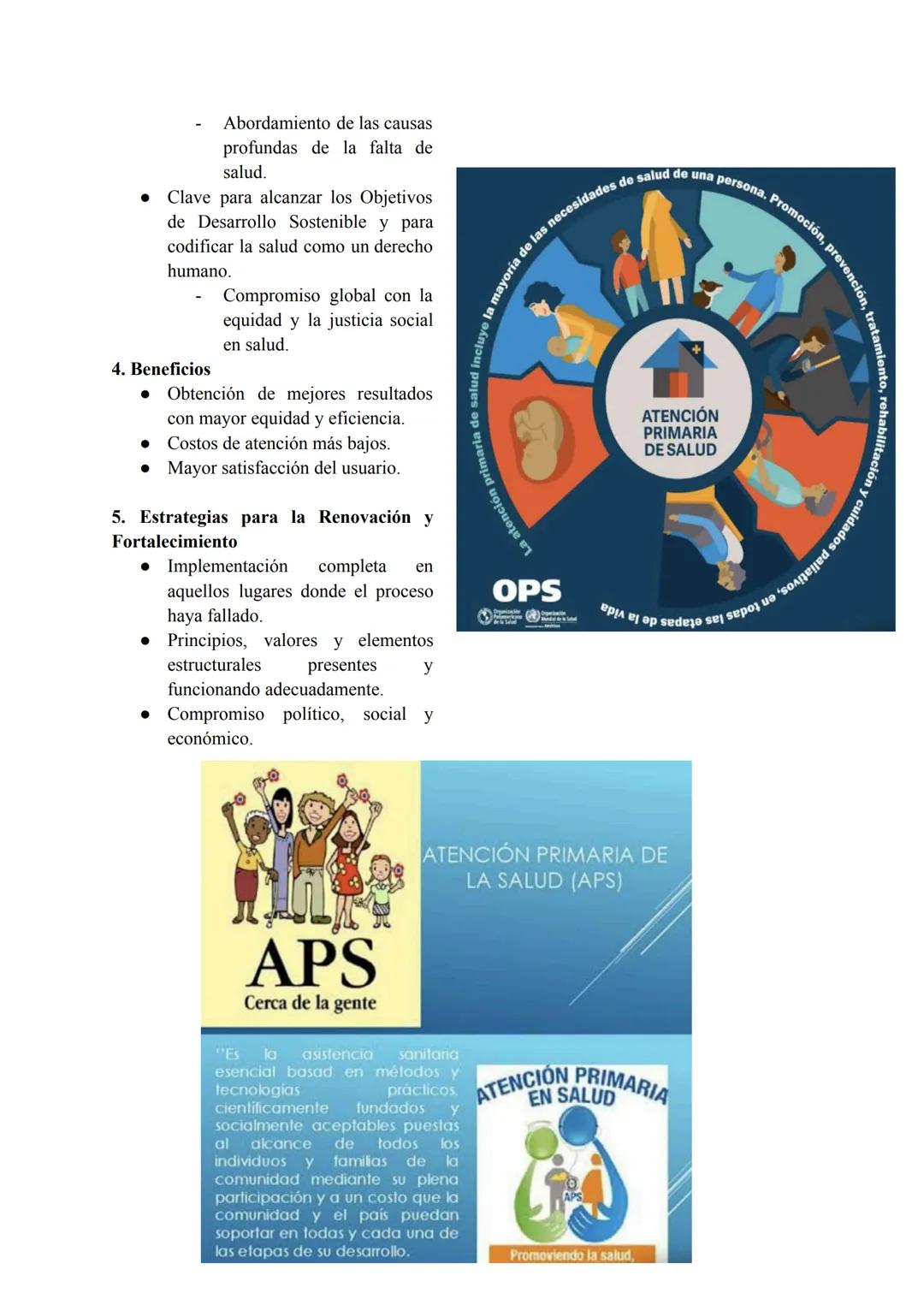 # Atención Primaria de la Salud (APS)
- Enfoque integral para la atención
sanitaria.
- Garantiza el acceso universal a
servicios esenciales