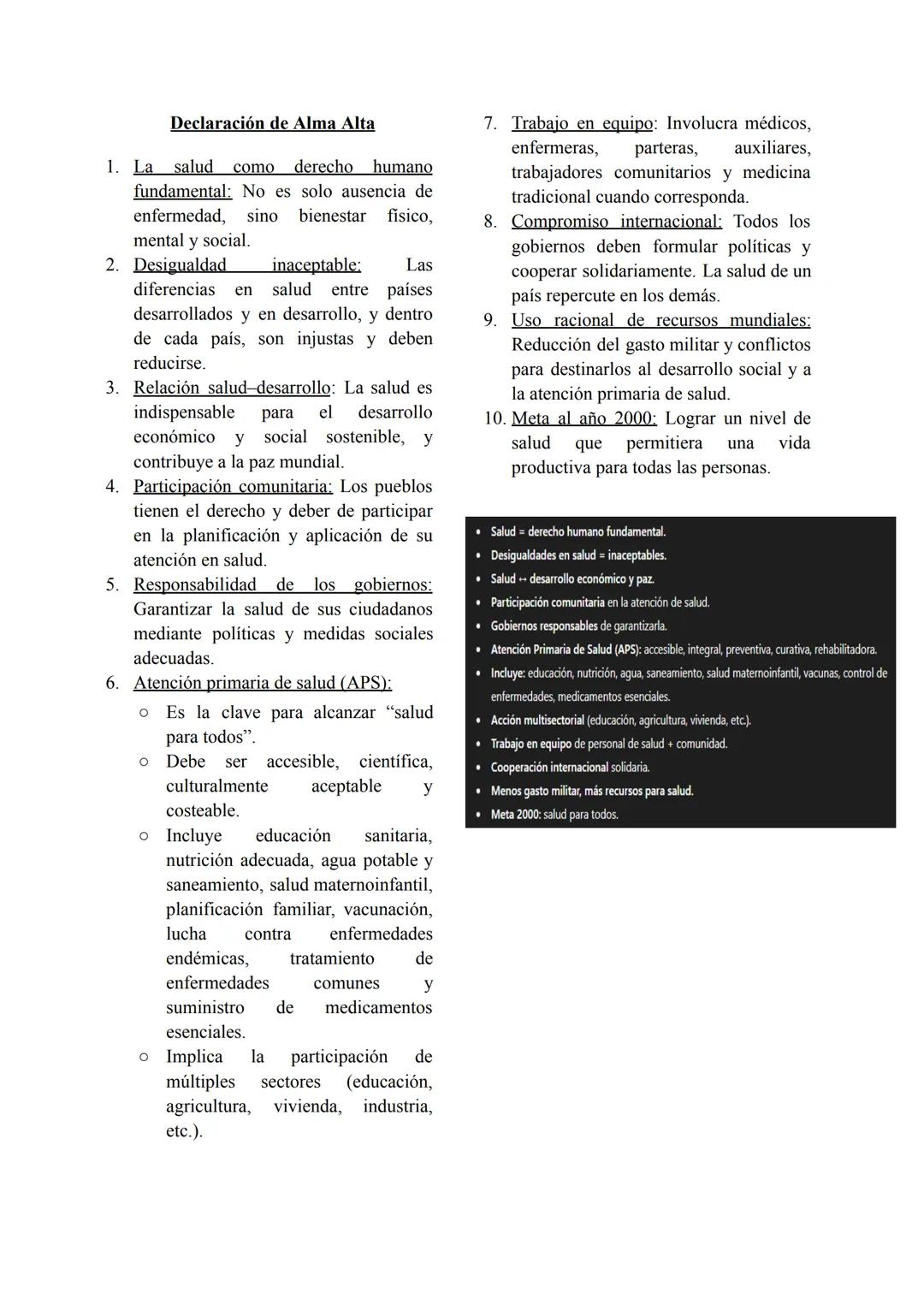 # Atención Primaria de la Salud (APS)
- Enfoque integral para la atención
sanitaria.
- Garantiza el acceso universal a
servicios esenciales