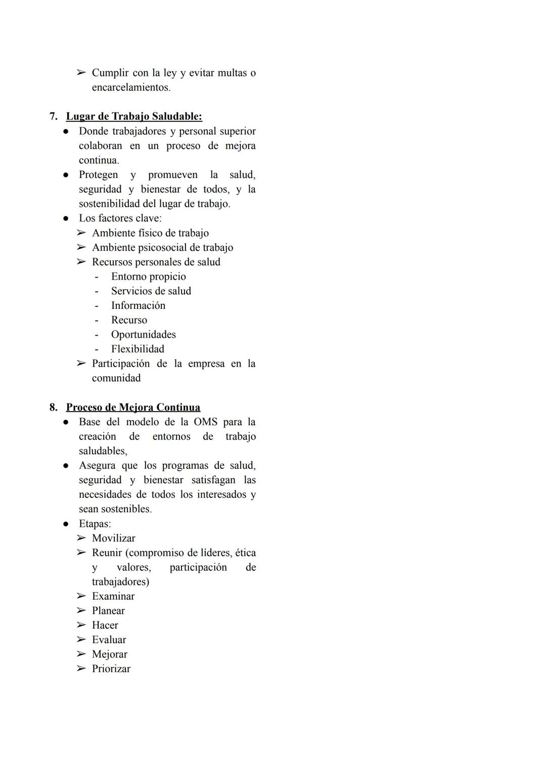 # Centros Laborales como Escenario de la Educación para la Salud
1. Integración del Personal:
• Acción de cubrir y mantener los cargos
en
