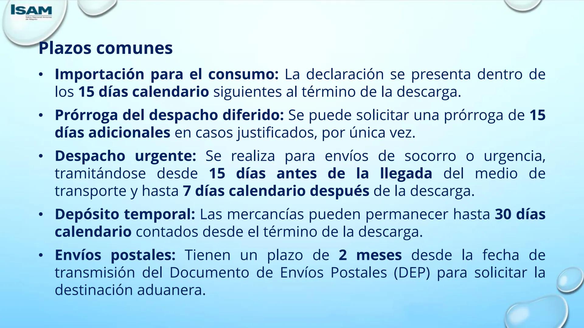ISAM
Sabio Nacional Antúnez
de Mayolo
# ADMINISTRACIÓN DE
# NEGOCIOS INTERNACIONALES
# PROCESO DE DESPACHO ADUANERO
## II Parcial
M. A