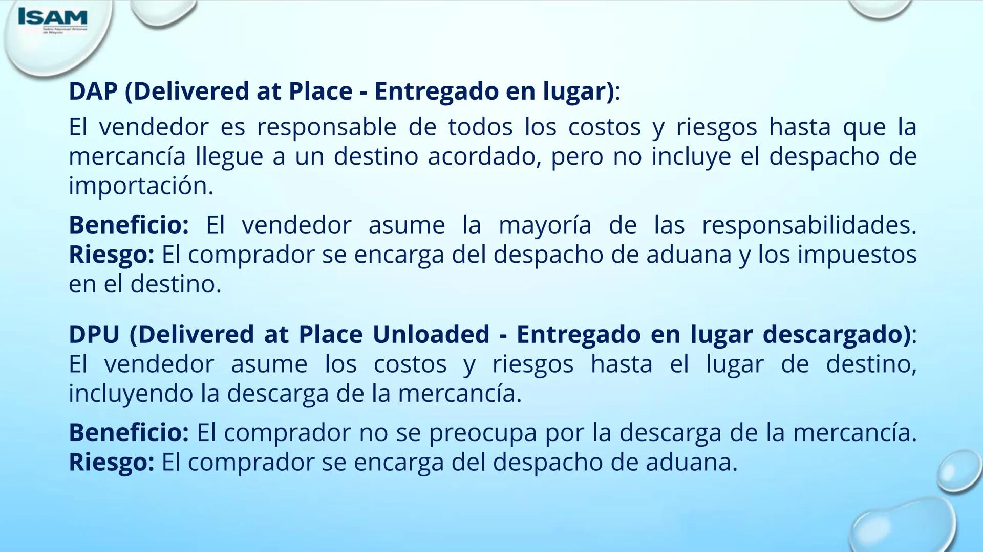 ISAM
Sabio Nacional Antúnez
de Mayolo
# ADMINISTRACIÓN DE
# NEGOCIOS INTERNACIONALES
# PROCESO DE DESPACHO ADUANERO
## II Parcial
M. A
