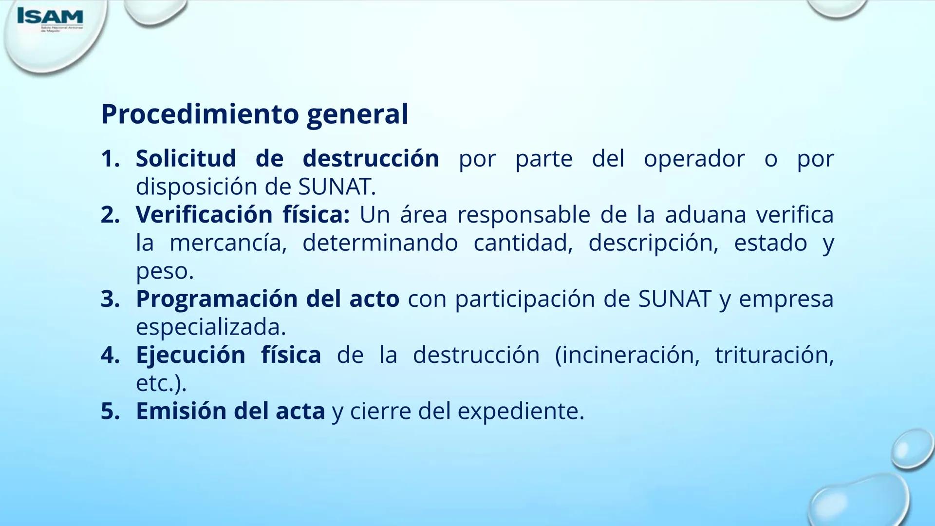 ISAM
Sabio Nacional Antúnez
de Mayolo
# ADMINISTRACIÓN DE
# NEGOCIOS INTERNACIONALES
# PROCESO DE DESPACHO ADUANERO
## II Parcial
M. A