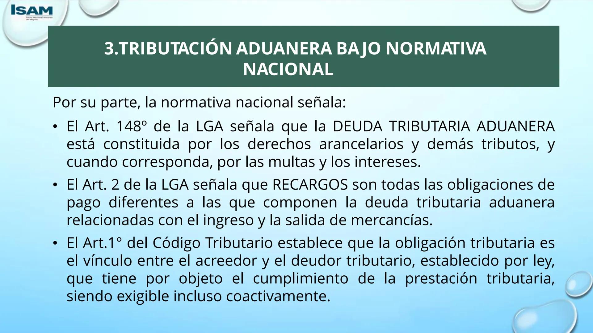 ISAM
Sabio Nacional Antúnez
de Mayolo
# ADMINISTRACIÓN DE
# NEGOCIOS INTERNACIONALES
# PROCESO DE DESPACHO ADUANERO
## II Parcial
M. A