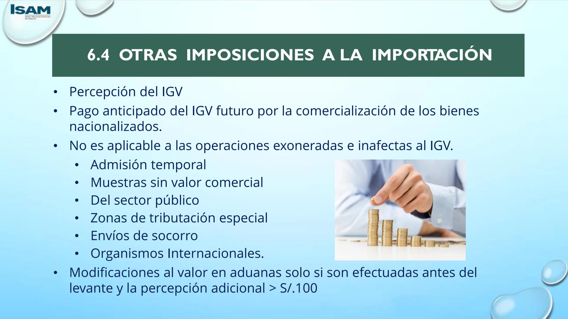 ISAM
Sabio Nacional Antúnez
de Mayolo
# ADMINISTRACIÓN DE
# NEGOCIOS INTERNACIONALES
# PROCESO DE DESPACHO ADUANERO
## II Parcial
M. A