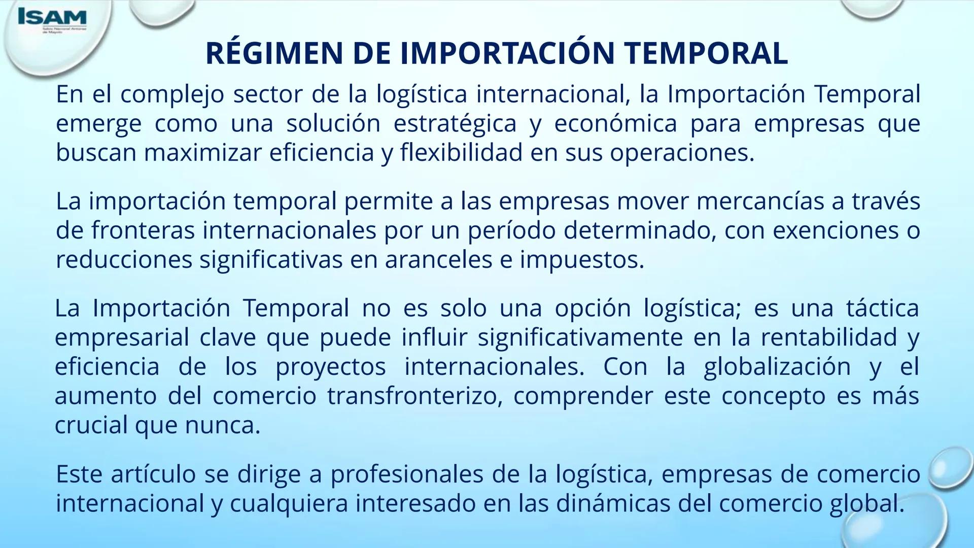 ISAM
Sabio Nacional Antúnez
de Mayolo
# ADMINISTRACIÓN DE
# NEGOCIOS INTERNACIONALES
# PROCESO DE DESPACHO ADUANERO
## II Parcial
M. A