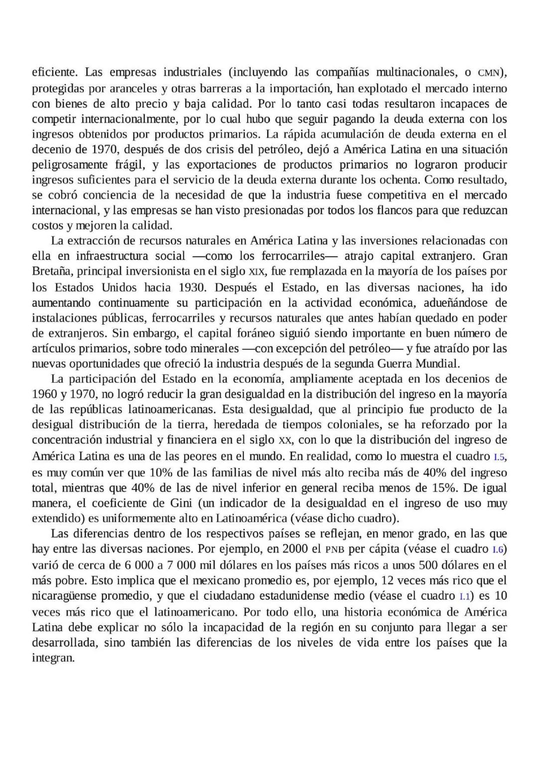 VICTOR BULMER-THOMAS
La historia económica de América Latina
desde la Independencia
Je
FONDO DE CULTURA ECONÓMICA SUMARIO
Siglas y acrón