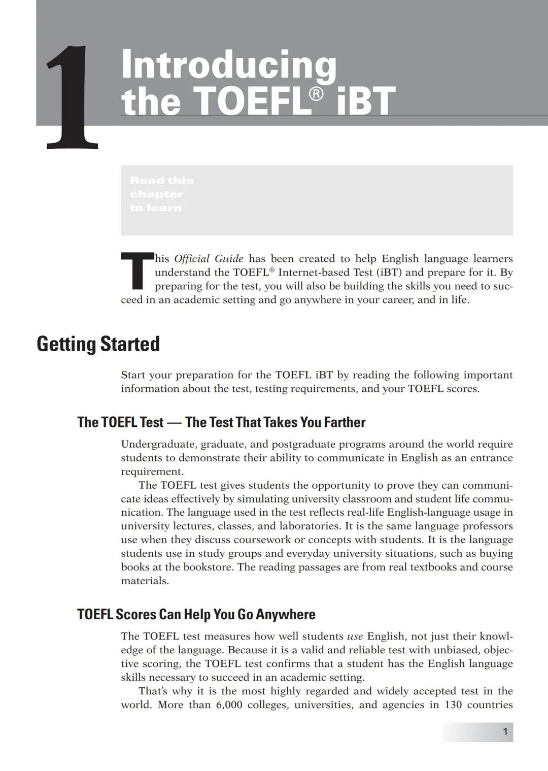 ETS The People Who Make the Test!
The Official Guide to the
TOEFL
Test Enition
Third
• Find out all about the TOEFL Internet-based Test