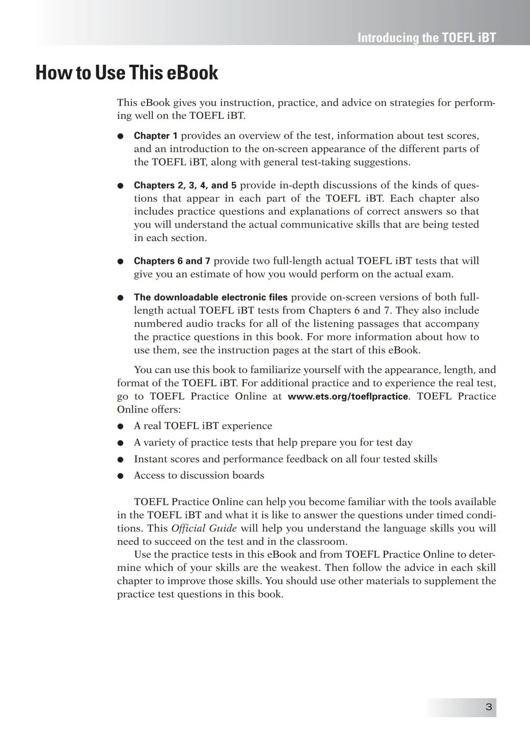 ETS The People Who Make the Test!
The Official Guide to the
TOEFL
Test Enition
Third
• Find out all about the TOEFL Internet-based Test