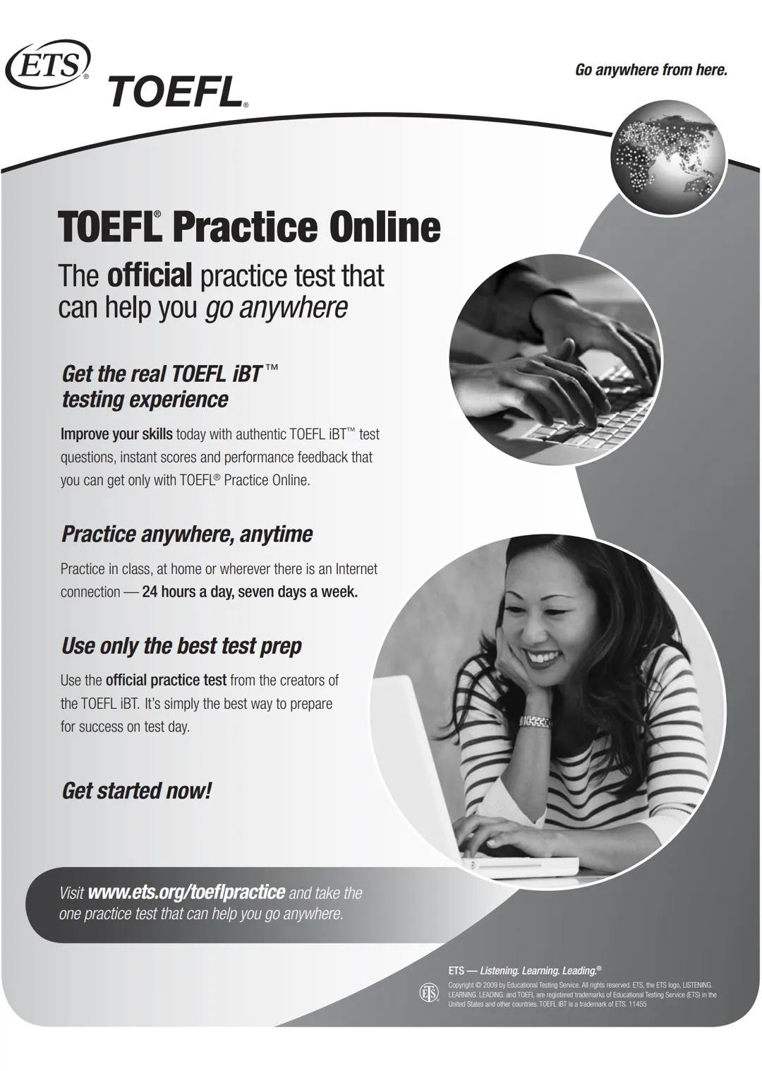 ETS The People Who Make the Test!
The Official Guide to the
TOEFL
Test Enition
Third
• Find out all about the TOEFL Internet-based Test
