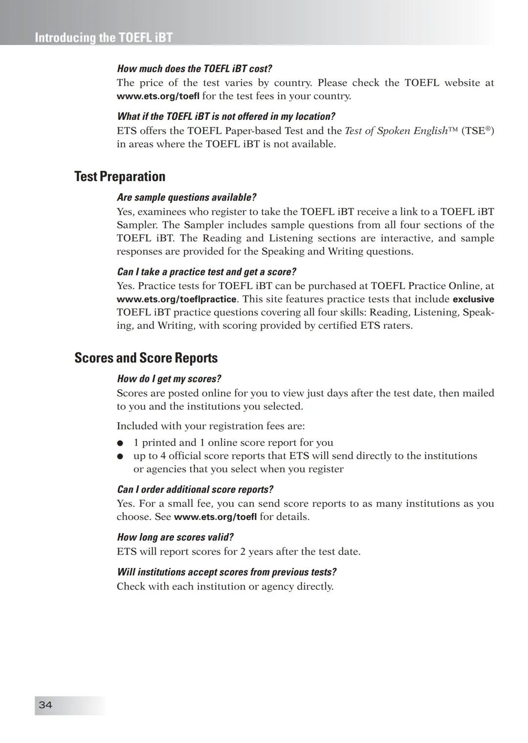 ETS The People Who Make the Test!
The Official Guide to the
TOEFL
Test Enition
Third
• Find out all about the TOEFL Internet-based Test