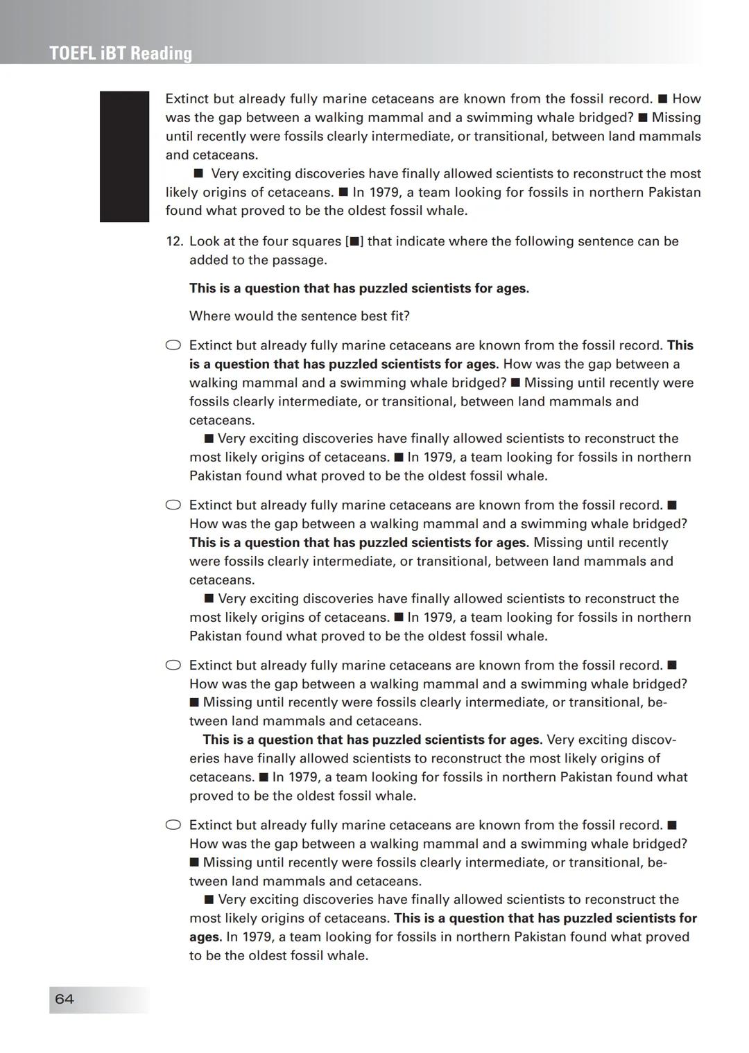 ETS The People Who Make the Test!
The Official Guide to the
TOEFL
Test Enition
Third
• Find out all about the TOEFL Internet-based Test