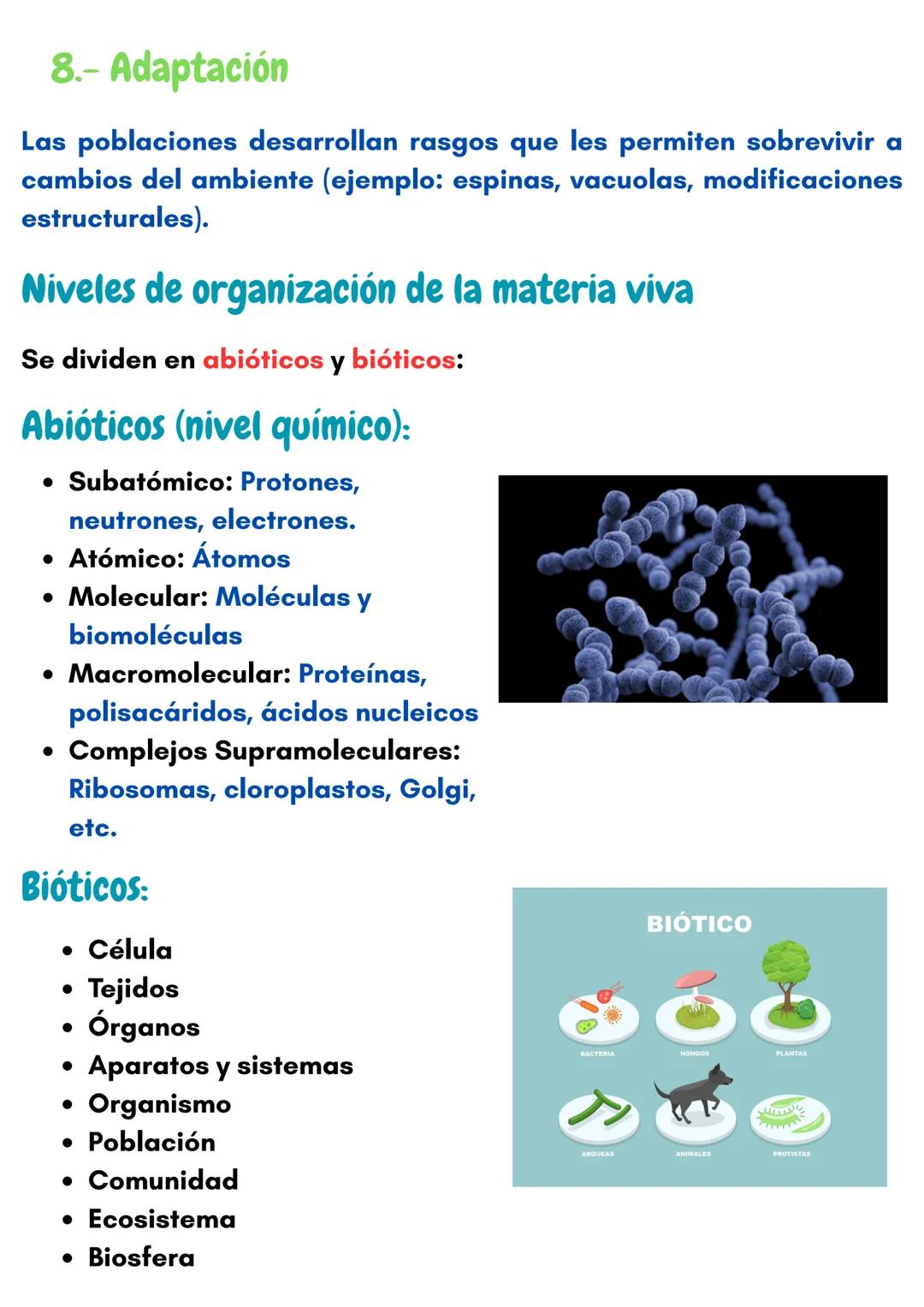 # Introducción a la
Biologia
1.- ¿Qué es la Vida?
Un ser vivo se define como un sistema
complejo, organizado, independiente y
con estruct
