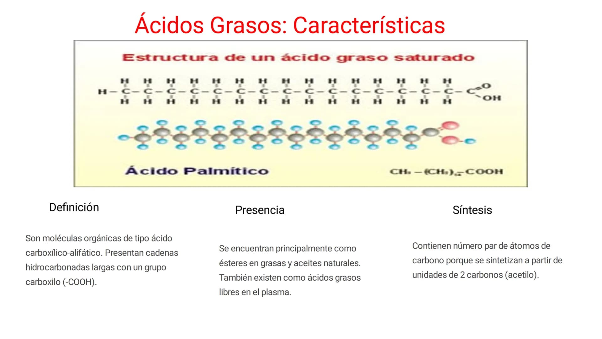 # LOS LÍPIDOS
Los lípidos son biomoléculas orgánicas
formadas por C, H y O pudiendo contener
además N, P y S. Son un grupo muy
heterogéneo