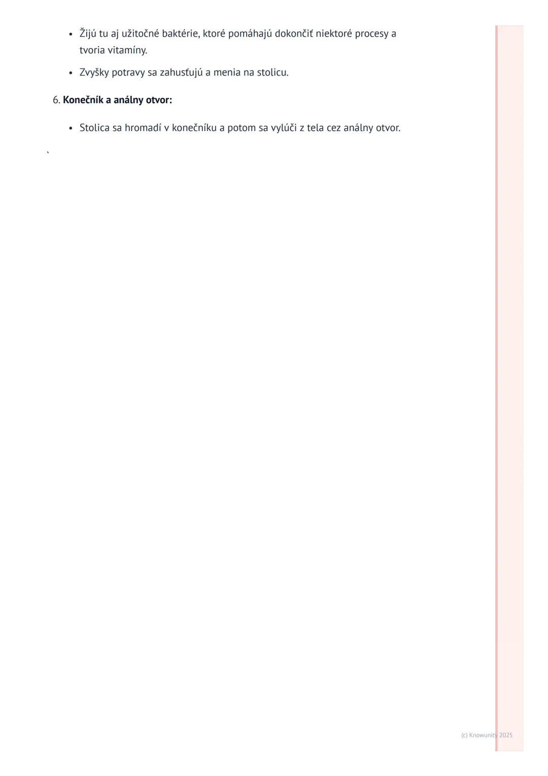 # Tráviaca sústava
# 1. Prehľad tráviacej sústavy
Tráviaca sústava je veľmi dôležitá časť nášho tela. Pomáha nám spracovať všetko
jedlo, k