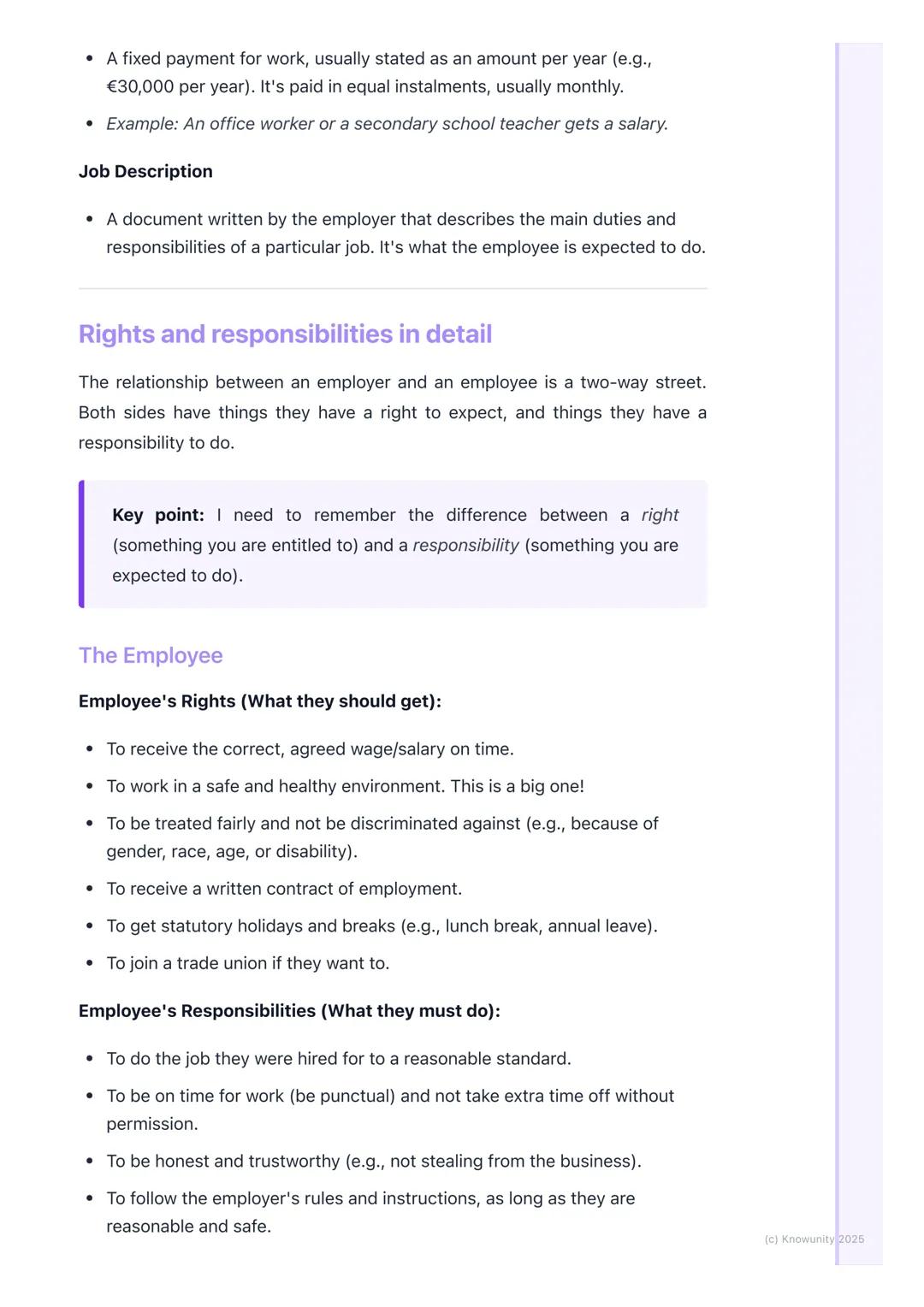 # Employees and Employers
## The relationship between employers and employees
This topic is about the two main groups of people in a busin