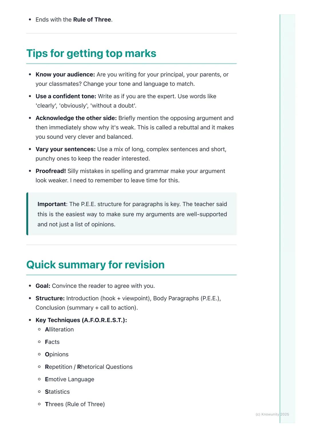 # Persuasive Writing
## What is persuasive writing?
Persuasive writing is all about convincing the reader to agree with your point of
view