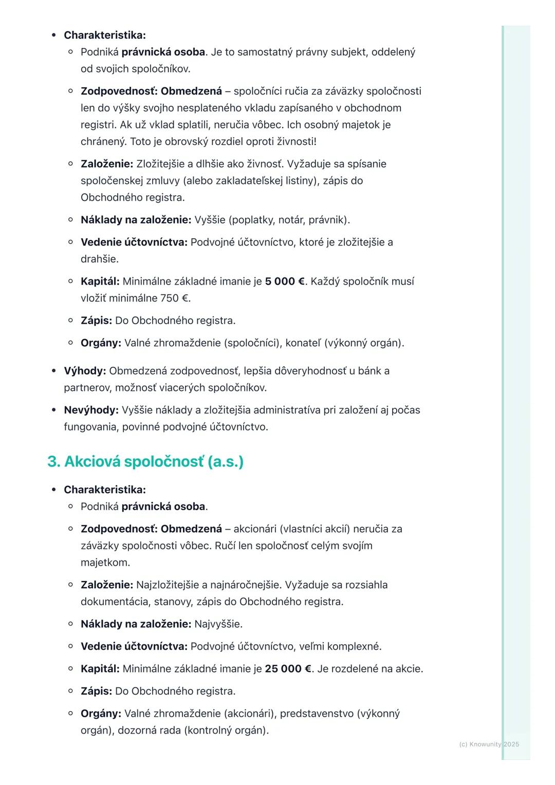 # Formy podnikania
Prehľad a úvod
Na hodine ekonómie sme sa začali učiť o podnikaní a rôznych spôsoboch, ako
môžu ľudia alebo skupiny ľudí