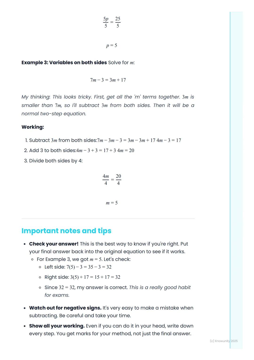 # Linear Equations
## What are linear equations?
Linear equations are like puzzles where you have to find a missing
number. The missing nu