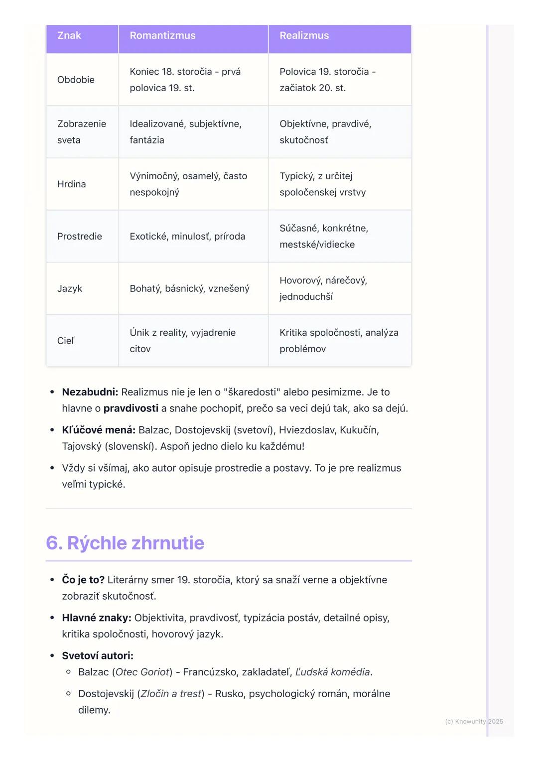 # Realizmus v slovenskej a
svetovej literatúre
1. Úvod do realizmu
Realizmus je dôležitý literárny smer, ktorý sa objavil v polovici 19. s