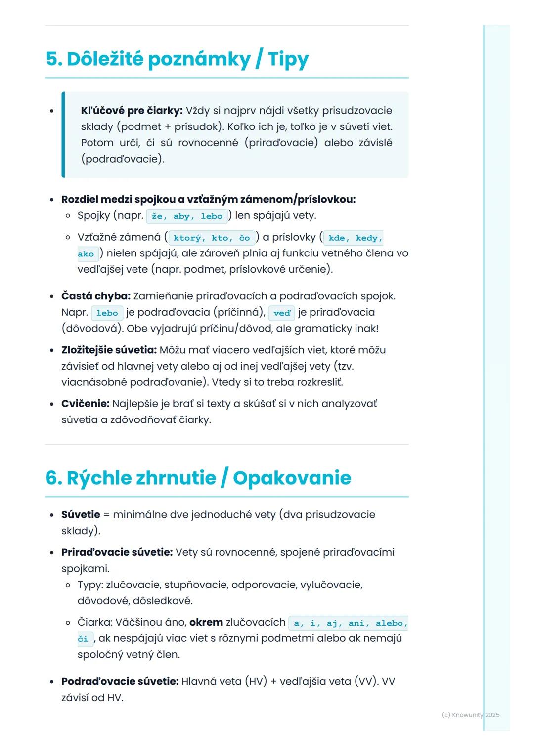 # Skladba zloženej vety
## 1. Prehľad / Úvod
Takže, dnes si prejdeme skladbu zloženej vety, čo je dosť dôležité na
maturitu. V podstate id