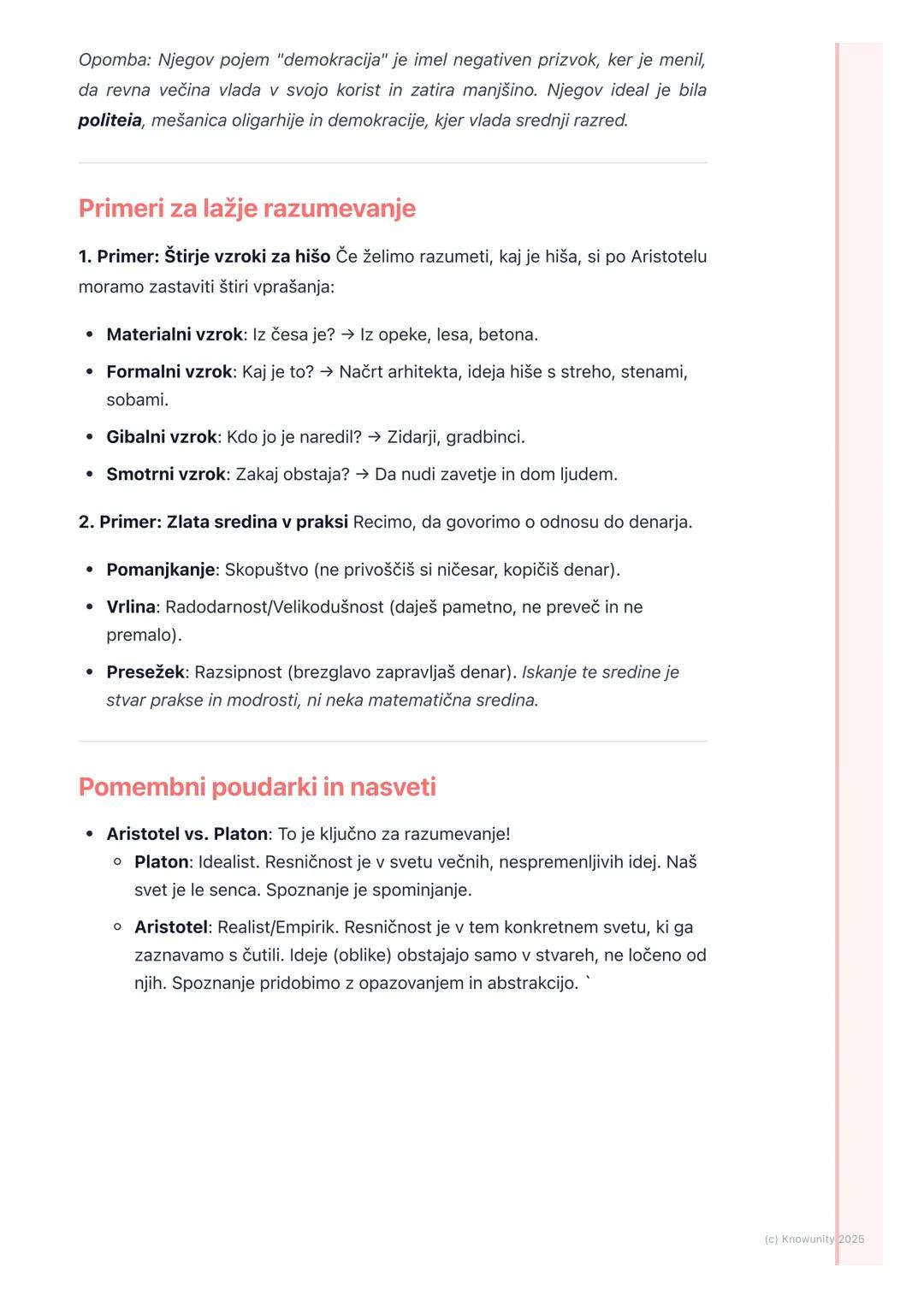 # Aristotel
Uvod v Aristotela
Aristotel je bil Platonov učenec, a je razvil popolnoma svoj, drugačen filozofski
sistem. Medtem ko je Plato