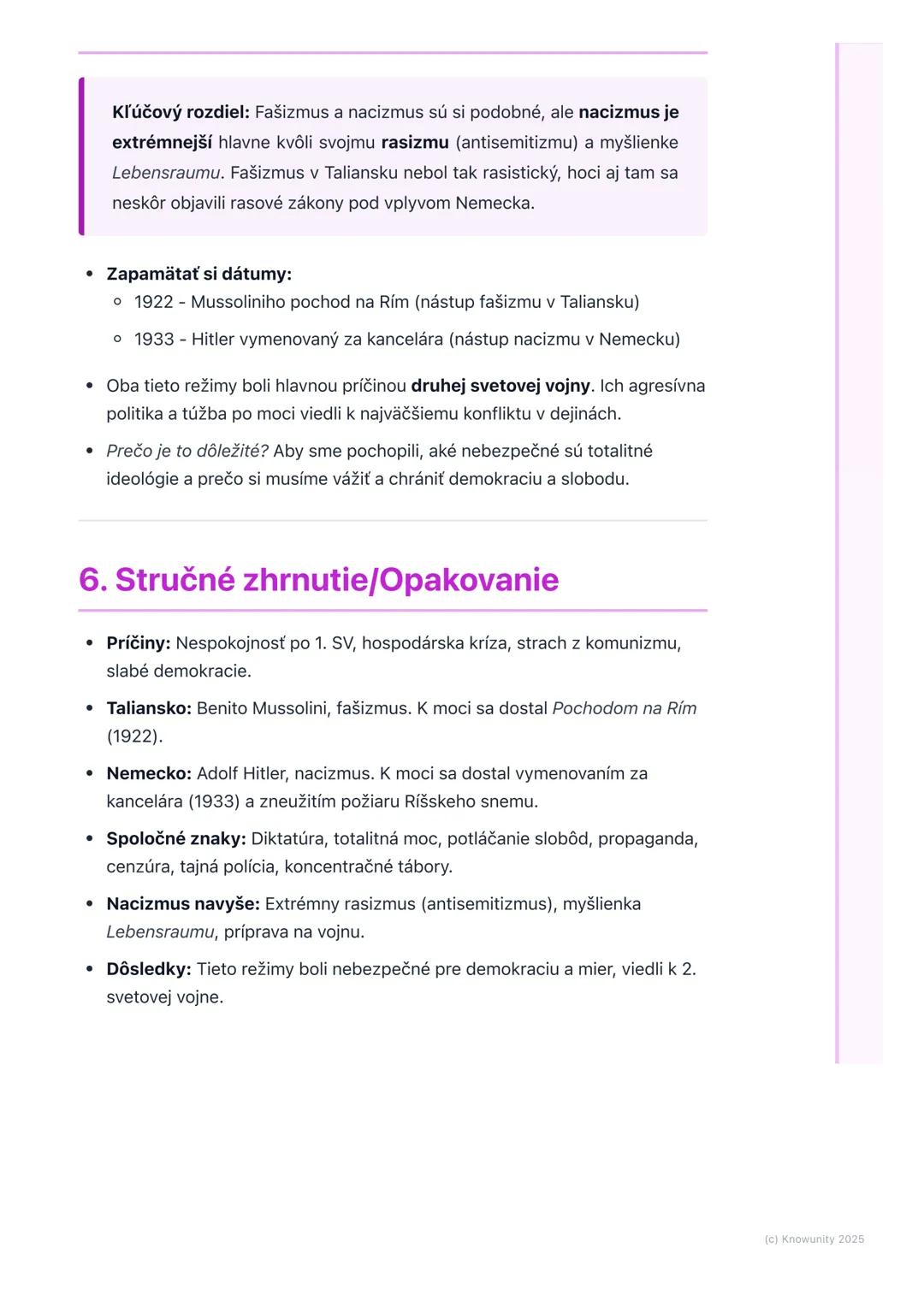 # Nástup fašizmu a nacizmu
1. Úvod/Prehľad
Po prvej svetovej vojne bola Európa dosť zničená a veľa ľudí bolo chudobných
a nespokojných. De