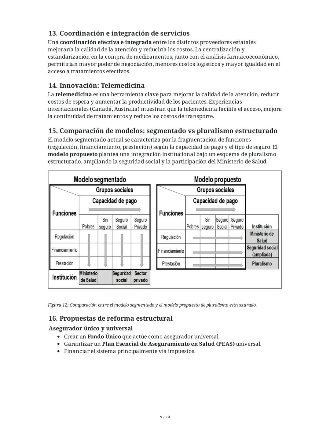 El sistema de salud en el Perú
1. Definición y estructura general del sistema de salud
El sistema de salud en el Perú abarca todas las organ