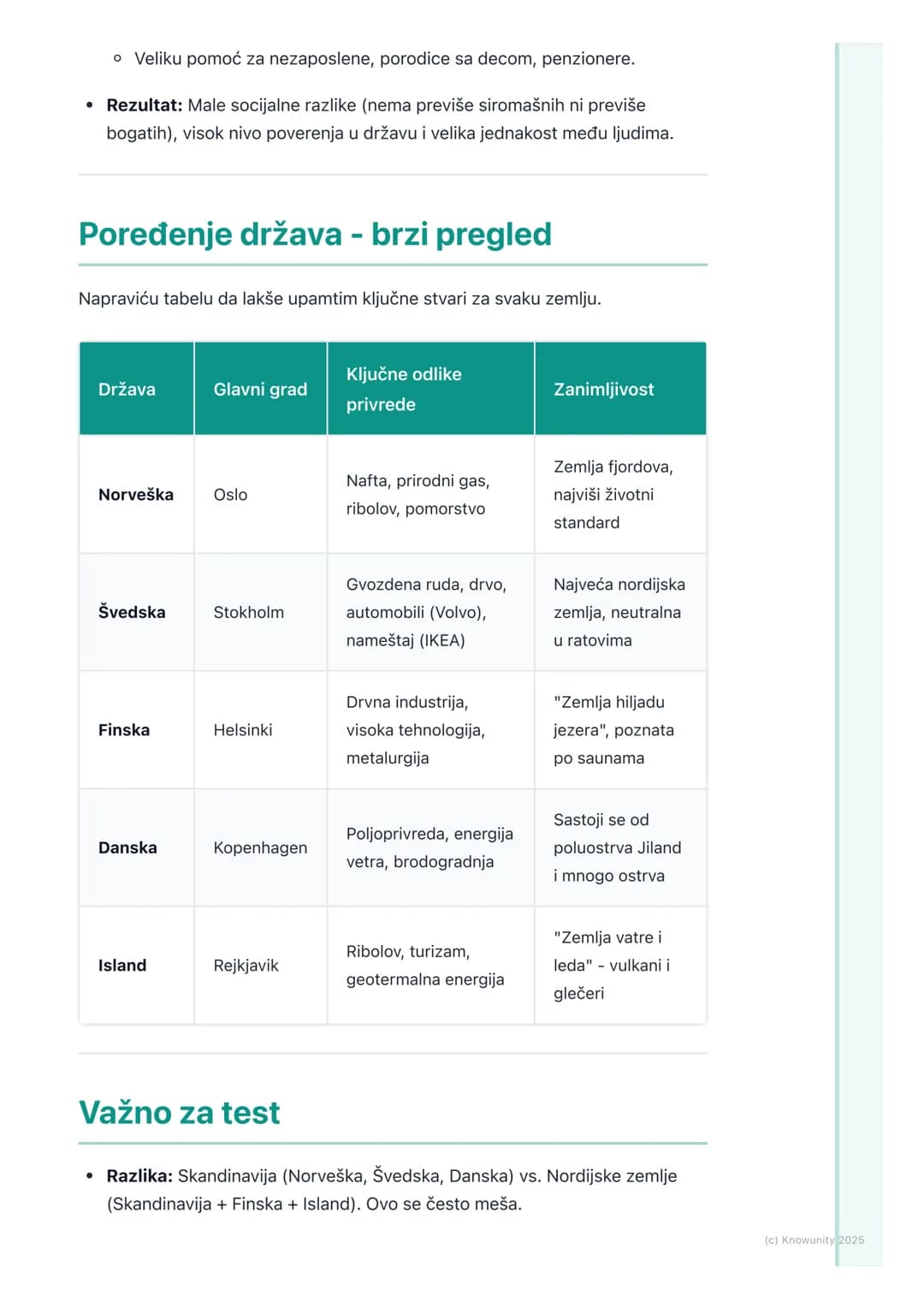 # Opšte karakteristike Severne
Evrope
Opšti pregled i položaj
Severna Evropa obuhvata Skandinavsko poluostrvo, poluostrvo Jiland, Island i