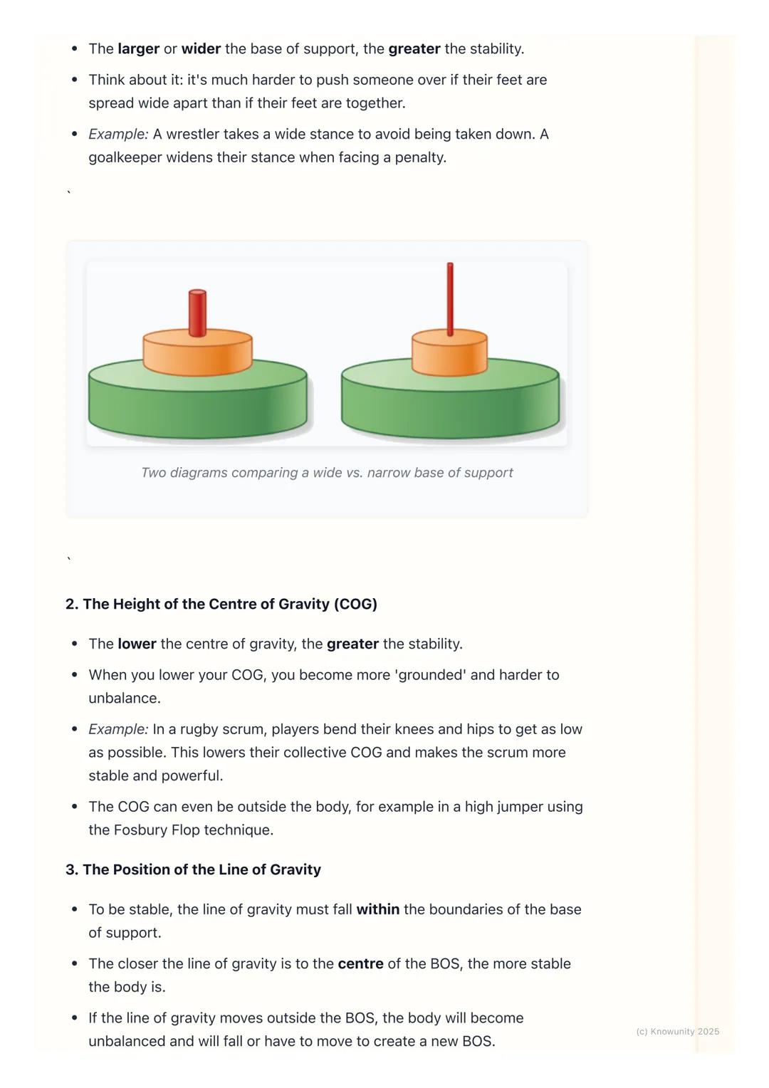 # Stability and Balance
Introduction to stability and balance
Stability and balance are key principles in biomechanics that affect almost