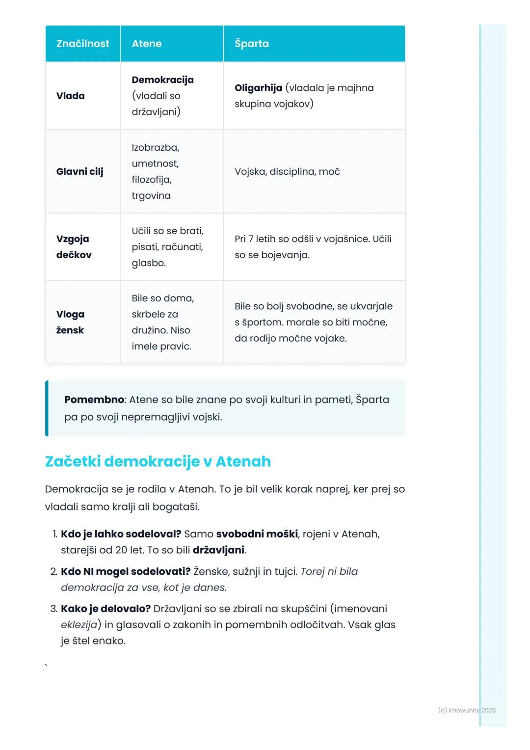 # Stara Grčija
## Uvod v Staro Grčijo
Stara Grčija ni bila ena sama velika država, kot je danes Slovenija.
Sestavljale so jo majhne, neodv