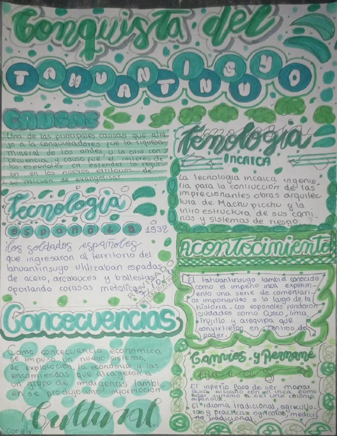 # Conquista del
# TAN
CANGAS
Una de las principales causas que alia
yo a la conquistadores fue la riquesex
mineral de los andes u la otro