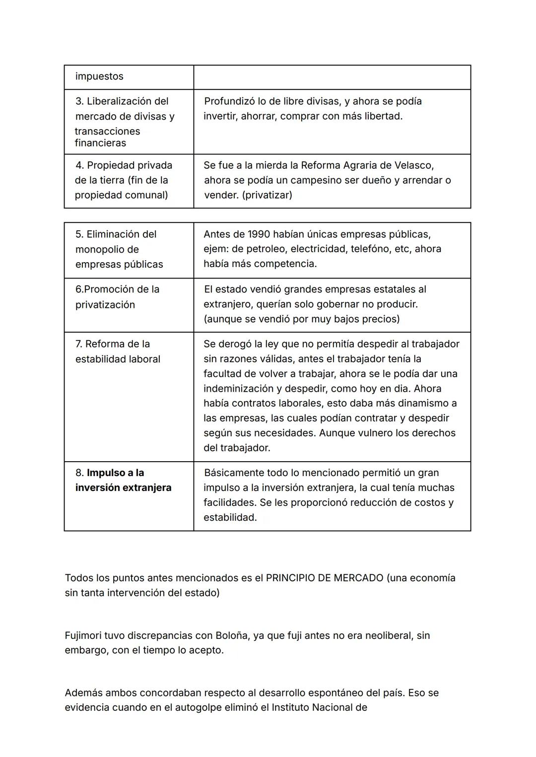 Resumen Fujimori
Visión de Fujimori a través de su discurso cuando ejerció el autogolpe:
→ "La suspensión temporal de la legalidad no es la