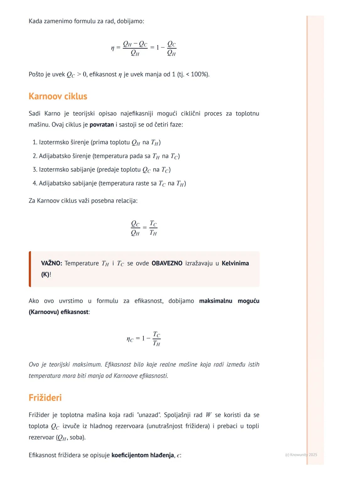 # Drugi zakon termodinamike
Uvod u Drugi zakon termodinamike
Prvi zakon termodinamike je u suštini zakon o održanju energije - kaže da ene