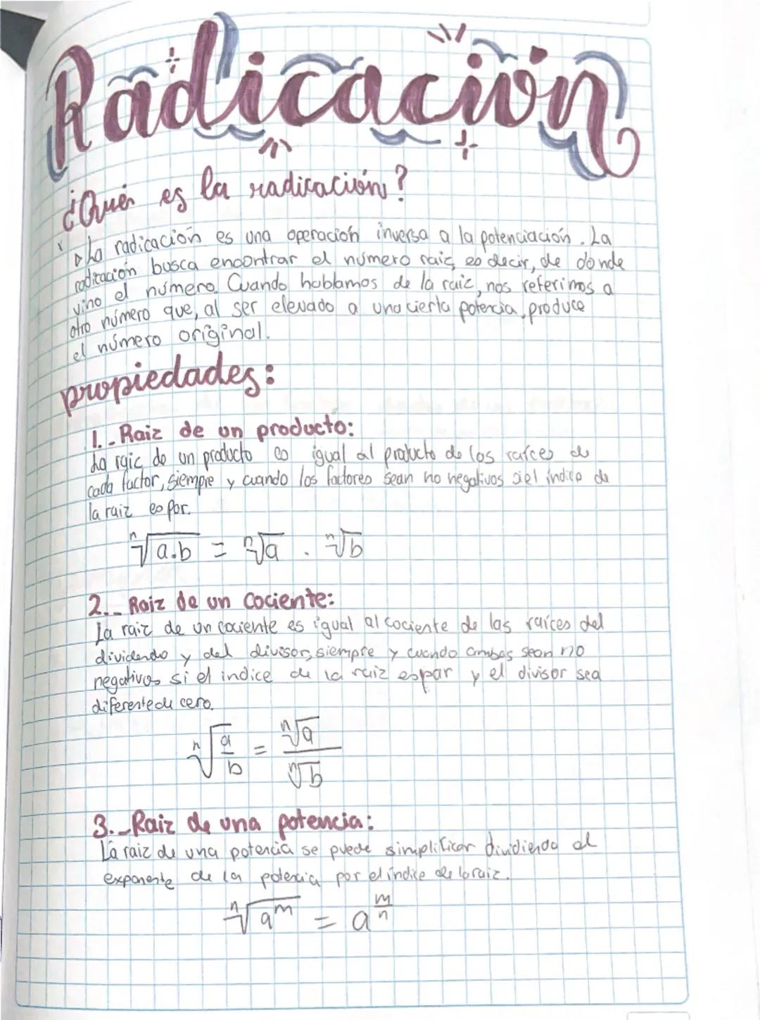 Radicación