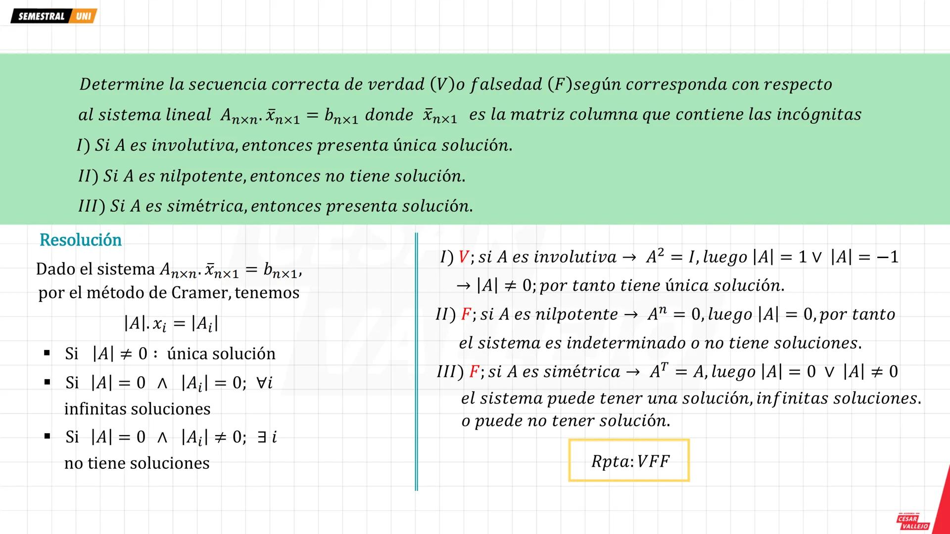 academiacesarvallejo.edu.pe
Física
TI
F
ACADEMIA
CÉSAR
VALLEJO
ACADEMIA
CÉSAR
VALLEJO
CICLO
SEMESTRAL
UNI
ACADEMIA
CÉSAR
VALLEJO academiaces