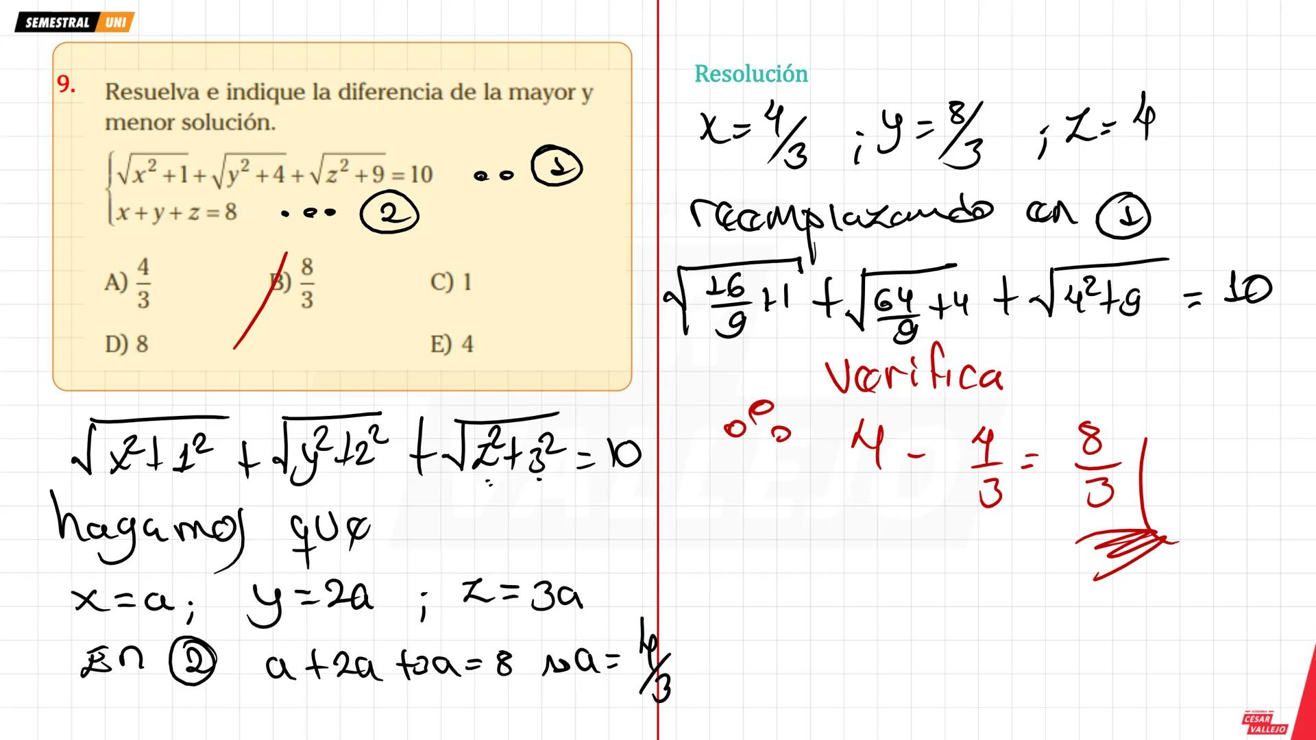 academiacesarvallejo.edu.pe
Física
TI
F
ACADEMIA
CÉSAR
VALLEJO
ACADEMIA
CÉSAR
VALLEJO
CICLO
SEMESTRAL
UNI
ACADEMIA
CÉSAR
VALLEJO academiaces