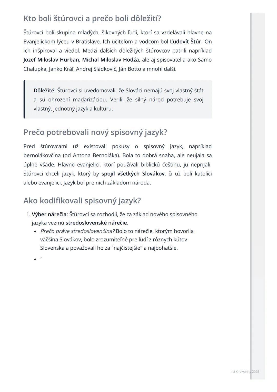 # Slovenské národné obrodenie
- druhá fáza (štúrovci)
1. Prehľad druhej fázy národného
obrodenia
Toto obdobie je pre nás Slovákov veľmi dô