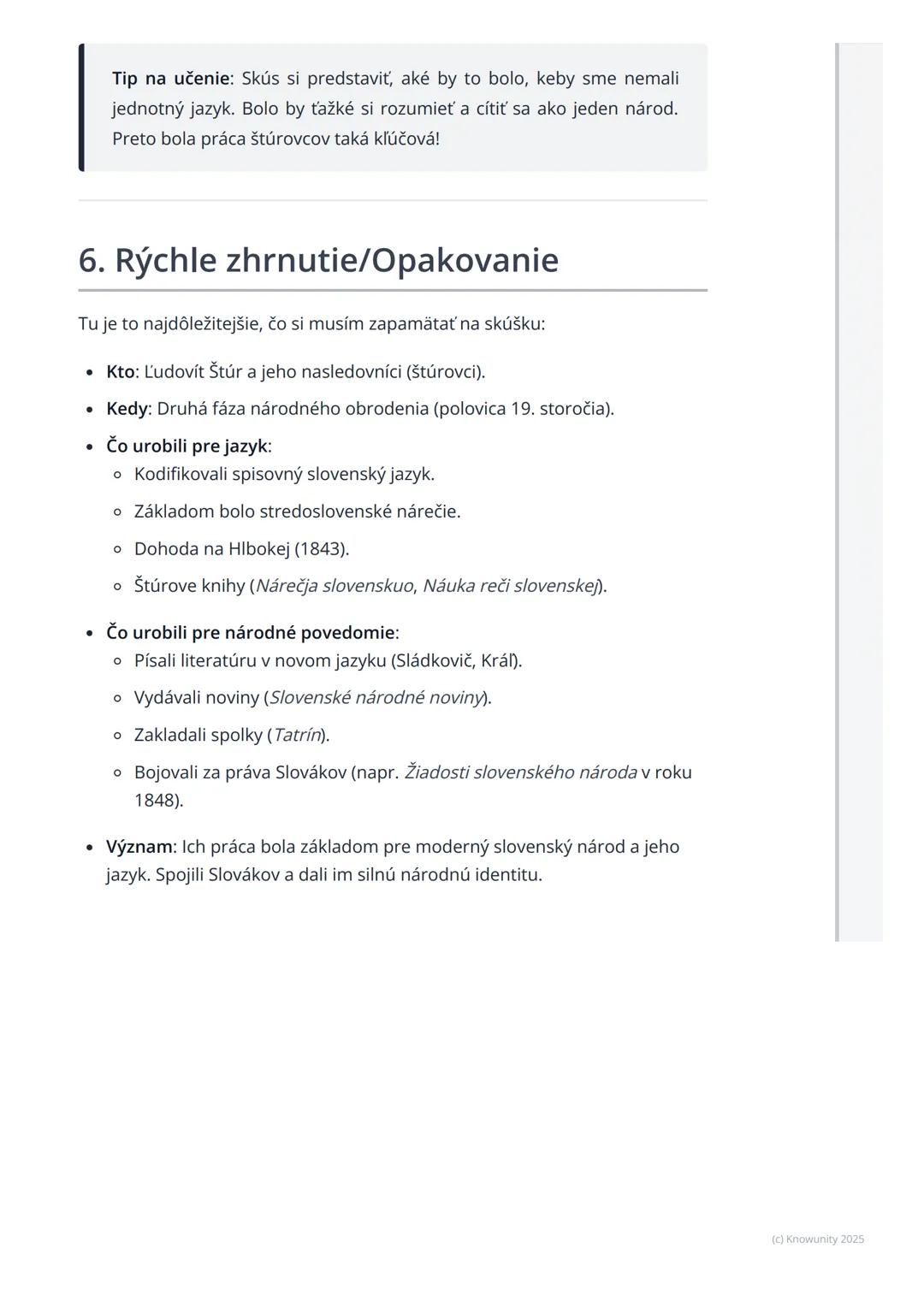# Slovenské národné obrodenie
- druhá fáza (štúrovci)
1. Prehľad druhej fázy národného
obrodenia
Toto obdobie je pre nás Slovákov veľmi dô