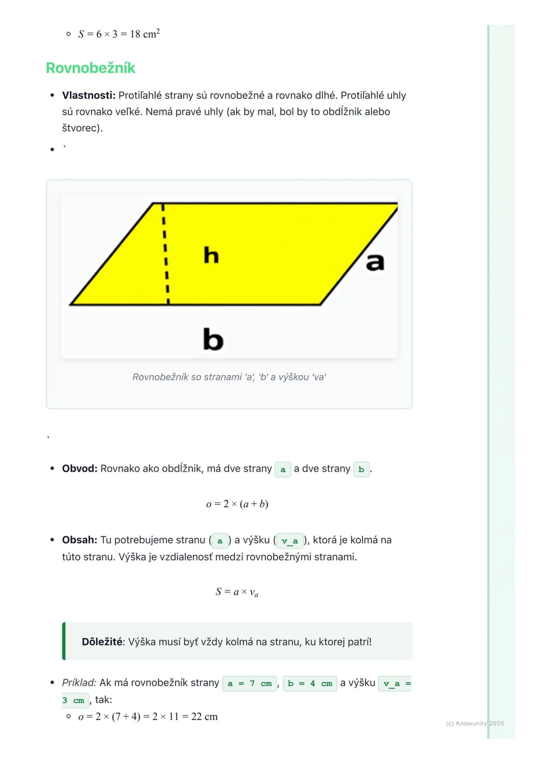 # Obvod a obsah štvoruholníkov
1. Prehľad obvodu a obsahu
štvoruholníkov
Dnes sa budeme učiť o štvoruholníkoch a ako vypočítať ich obvod a