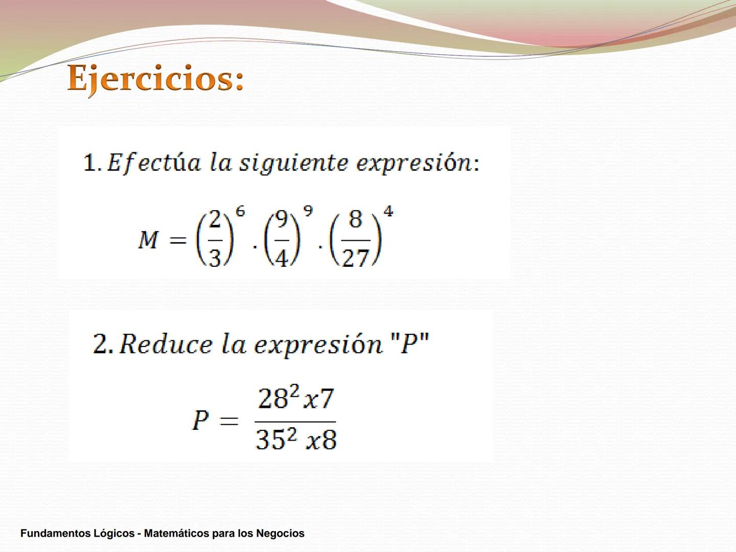 # Fundamentos Lógicos - Matemáticos
para los Negocios
Administración de negocios BLOQUE 1
02. Operaciones básicas y proporcionalidad .
S5
